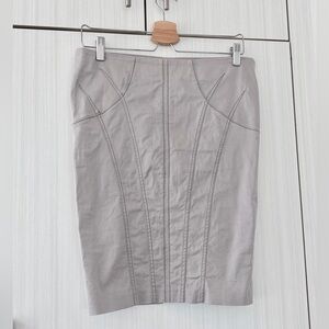 Marciano Grey Corset Stitching Skirt